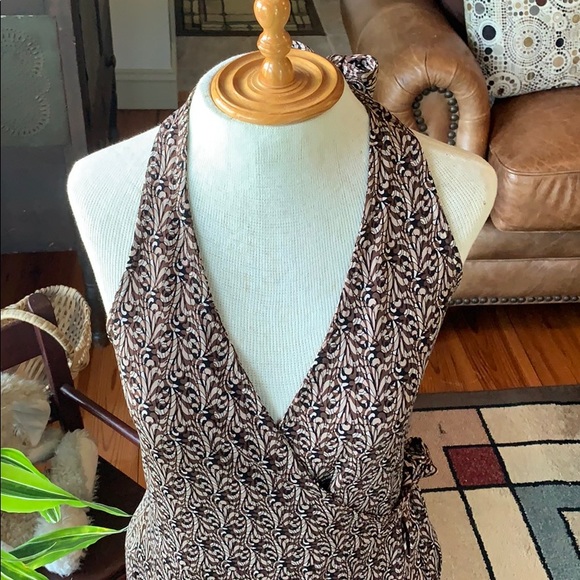 Apt 9 Wrap Halter Dress Small/Medium - Picture 2 of 7
